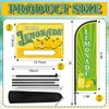 Hahafelt 3 Pcs Lemonade Shop Sign 1 Pcs 7 ft
