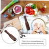 LIFKOME 1Pc Wooden Garlic Pestle Ergonomic Kitchen Grinding Tool for