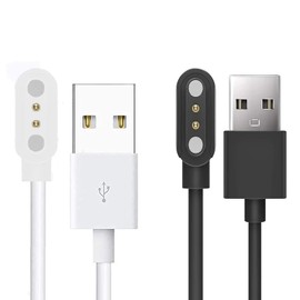 Blueshaweu Charging Cable Compatible with Mingtawn Smartwatch 1.4 Inch G25, Cable Charger Charging Station for Mingtawn G25 Smartwatch (Black + White)