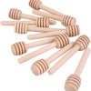 40pcs Wooden Honey Dipper Sticks,3 Inch Honey Dip Sticks Honey