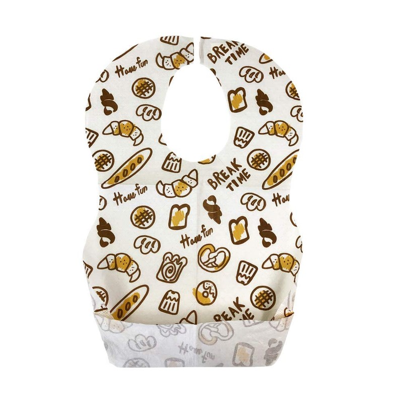 Shinsei International Baby Aprons 25 Pack Bakery Disposable Portable Double
