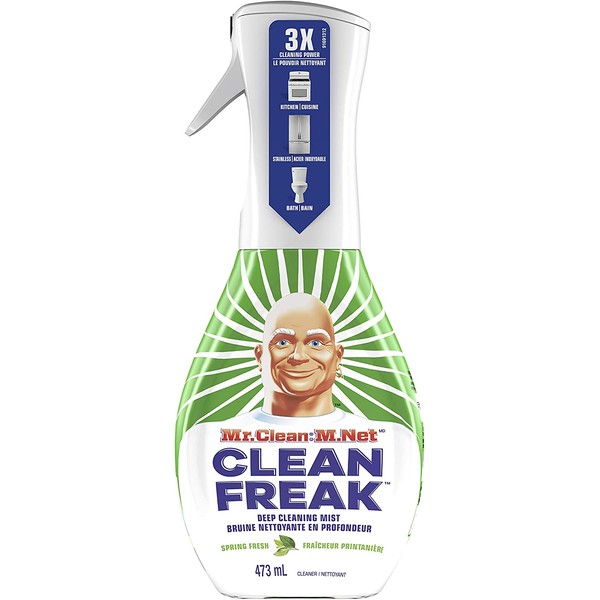 Mr. Clean, Clean Freak Deep Cleaning Mist Multi-Surface Spray, Gain Original Scent Starter Kit, 1Count, 16 Fluid oz