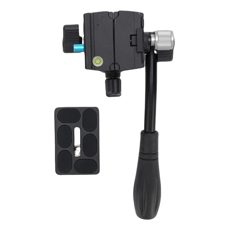 Generic Tripod Fluid Head Pan, 360° Panorama Tilt Head Aluminum