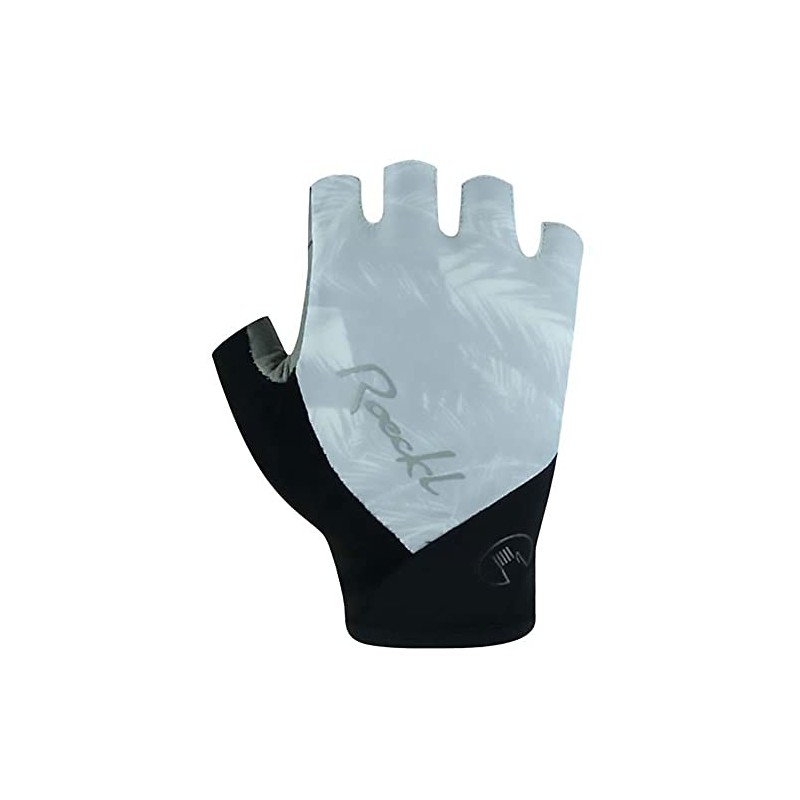 Roeckl Danis Women's Cycling Gloves Short Grey/Black 2023: Size: 6