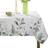 SASTYBALE Summer Tablecloth, Spring Rectangle Table Cloth Eucalyptus Leaves Table