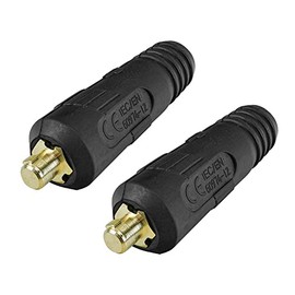Bossweld Dinse Connector Male, 25 mm (Pack of 2)