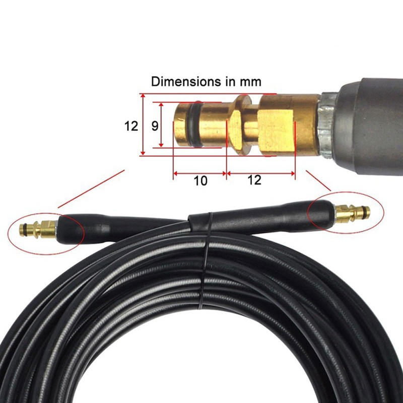 GIONAR High Pressure Washer Hose Extension Connector Kit for Karcher