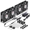 Wathai 120mm x 4 Dual Ball Computer Fan 110v -