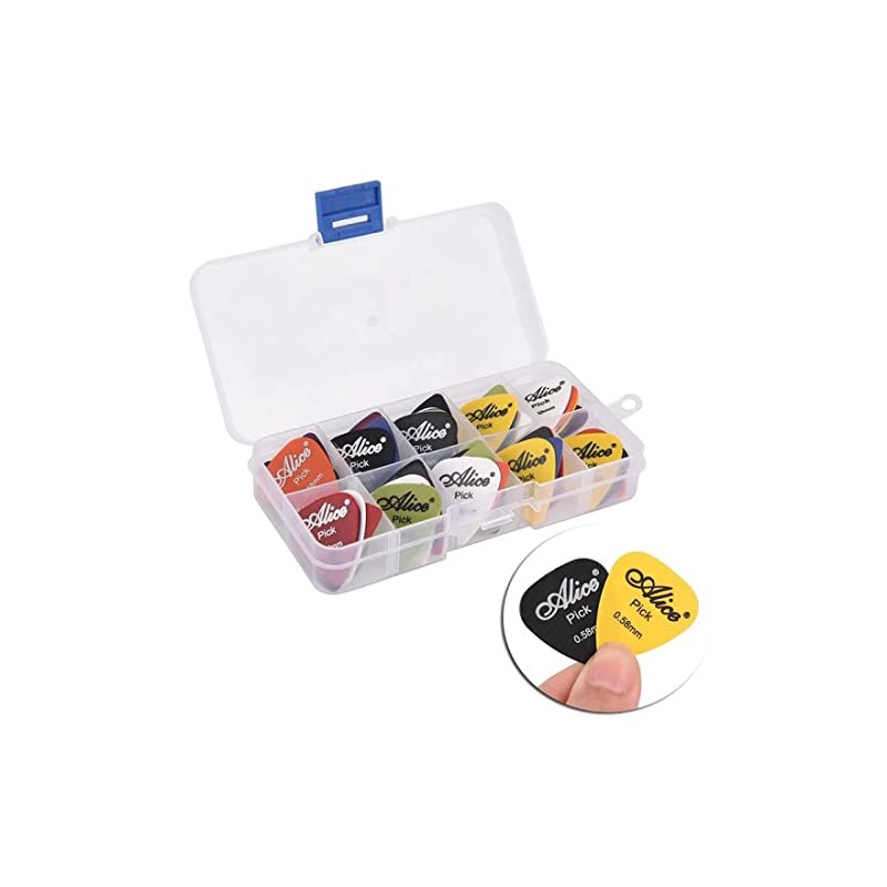 Juego de 50 picks o púas para Guitarra Eléctrica y