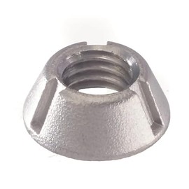 Anti Theft Security Nuts, Tamper Resistant Tri Groove Nut, Zinc Alloy (10, M6 x 1 mm Thread)