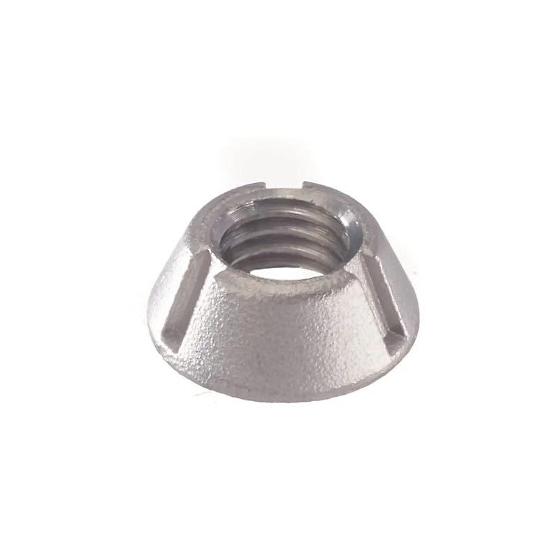 Anti Theft Security Nuts, Tamper Resistant Tri Groove Nut, Zinc