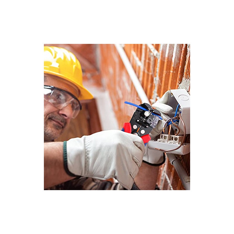 WORKPRO Self Adjusting Wire Stripper, 3-in-1 Automatic Wire Stripper/Cutter/Crimper, AWG10-24,