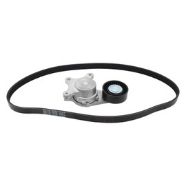 MOTOKU Accessory Drive Belt Tensioner w/Belt Kit for Ford Edge Explorer Fusion Taurus for Lincoln MKS MKT MKX MKZ for Mazda CX-9 for Mercury Sable 2007-2019