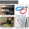 Rubber Washing Machine Y Mixer Hose Connector, Hot and Cold