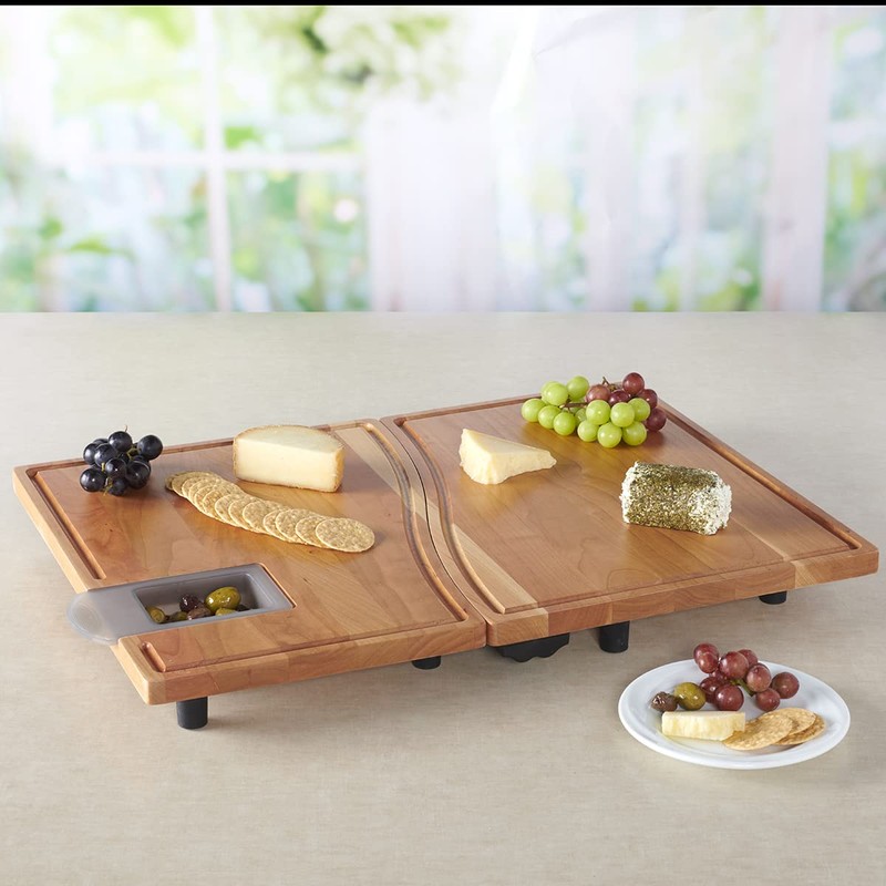 Anchor Hocking SwingBoard Cherry Wood Cutting Board, 6 Piece Set,