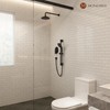 MONDAWE 8 Inch Wall Mounted Shower Faucet Set in Matte