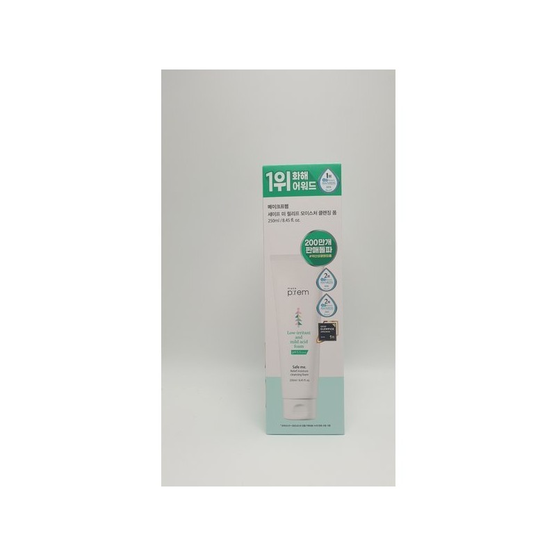 Makeprem 메이크프렘 세이프미 릴리프 모이스처 클렌징폼250ml 2개 Makeprem Safe Me