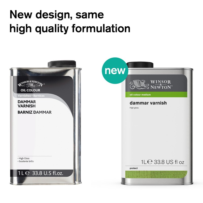 Winsor & Newton Professional Dammar Varnish, 1 Litre (33.8-oz) Can