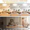 Ceiling Light LED Ceiling Light Dimmable with Remote Control, 3000