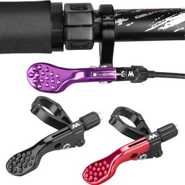 JFOYH Remote Lever for Vario Seatpost - MTB Dropper Post Lever Kit for Internal & External Train Routing, CNC Aluminium, 22.2mm Handlebar Compatible