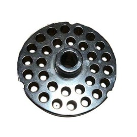 #52 Meat Grinder Plates with Hubs - Cozzini Cutlery Imports - Choose Your Size (1/2 in. - 12mm - Sausage Grind)