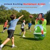 48” Inflatable Football Target Net Toss Game, Perfect for Party