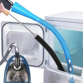 2 Pieces Dryer Vent Cleaner Kit,Dryer Lint Brush,Vacuum Hose Attachment,Brush Lint Remover,Vacuum Hose Replacement Parts