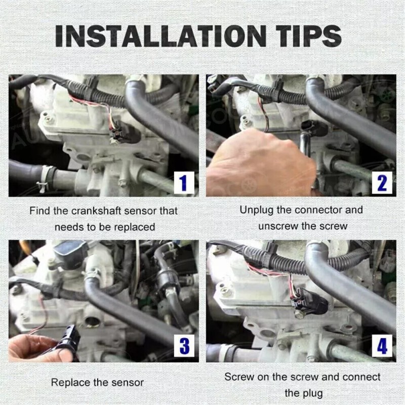 AUIMSOCO 3x Camshaft Crankshaft Position Sensor For Nissan Frontier 2005-2012