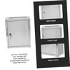 SEWACC Box Stainless Steel Public Suggestion Box Multifunctional Voting Complaint