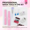 SAVILAND Professional Electric Nail Drill Machine: 40000RPM Rechargeable Nail Drill