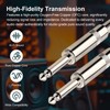 MOOKEERF 1/4" Speaker Cable - 2PCS 20 Feet 1/4 Inch