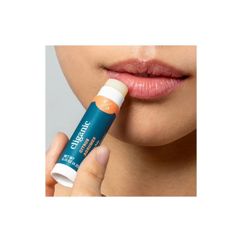 Cliganic Bálsamo Labial Orgánico – Set de 6 Sabores Naturales