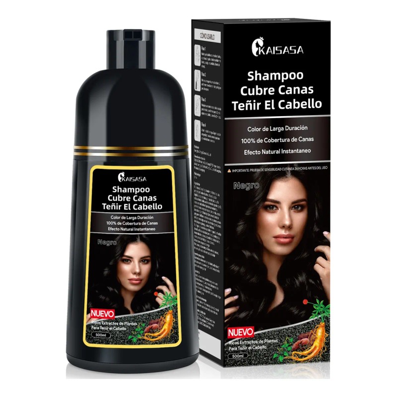 Shampoo Tinte Instantneo Cubre Canas Natural Jengibre 500ml