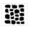 Speech Talk Word Bubbles Stencil 18 Designs Miniatures Minis Multiple