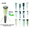 PF WaterWorks HairFREE Universal Never Clog Pop-Up Stopper (Cap Diameter