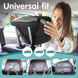 TOCOZOC Espejo Retrovisor de Bebé para Auto, Rotación de 360 Grados Espejo de Observación para Bebés, Espejo Asiento Coche Bebe, Panorama claro, Corre