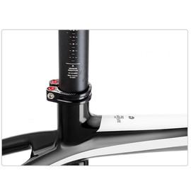 HOUSON Bicycle Seat Clamp, Bicycle Seat Post Clamp Seat Clamp for Folding Bike Mountain Bike Road Bike Bicycle Black 34.9mm 34.9mm