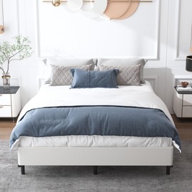 XINXINYAN King Size Box Spring 7 Inch High,Sturdy Metal Box Spring Only with Fabric Cover Set,Mattress Foundation,Easy Assembly, Noise Free