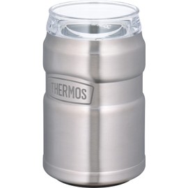 Thermos ROD-0021 Outdoor Series Cold Can Holder for 11.8 fl oz (350 ml) Cans, 2-Way Type, Stainless Steel