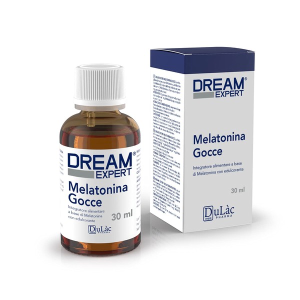 Dulàc Pure Melatonin Drops, Made in Italy Supplement for Over 2 Months of Treatment, Notified to the Ministry of Health - Melatonin Drops Promotes Deep Sleep