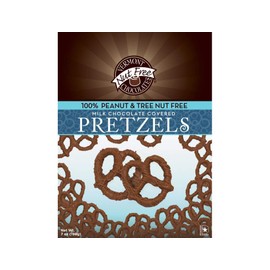Vermont Nut Free Chocolates Covered Mini Twist Pretzels (Milk Chocolate) 7 Ounces