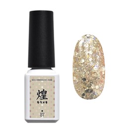 Kirameki Gel Nail Color Gel Effect Powder Glitter Hologram Popular Self Gel Nail Easy (Karameki ★ Kirameki [1])