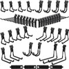 Landhoow 36 Pcs Slatwall Hooks & Hangers 32 Pcs Heavy