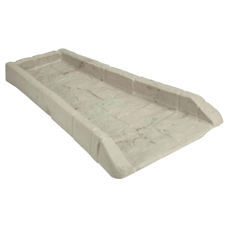 Suncast Poly Composite Easy to Use Decorative Outdoor Rain Gutter