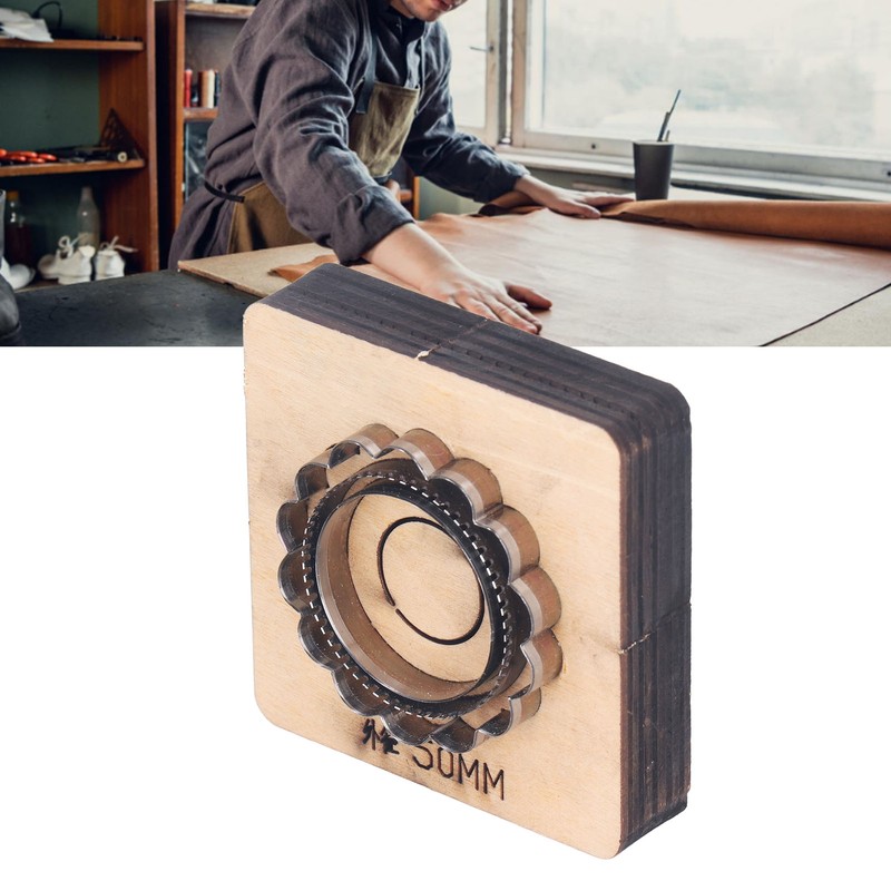 Leather Cutting Dies Sunflower Shaped 7.5x7.5x2.3cm Size 50mm Diameter Precise