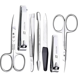 Zizzlon Set De Manicura Zizzlon, Tijeras Para Cutículas, Uñas Y Ceja