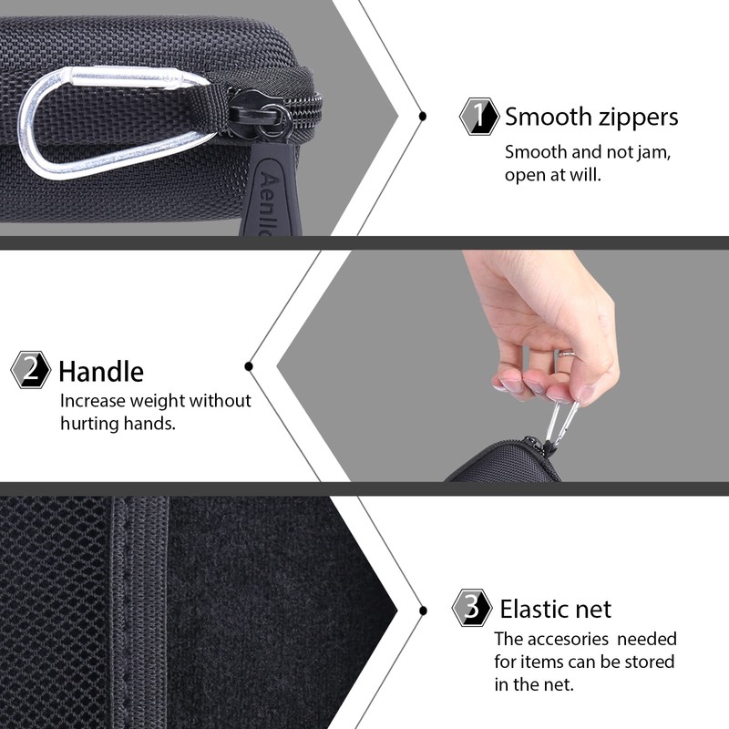 Aenllosi Hard Carry Case for Wahoo ELEMNT Bolt/Bolt V2 GPS
