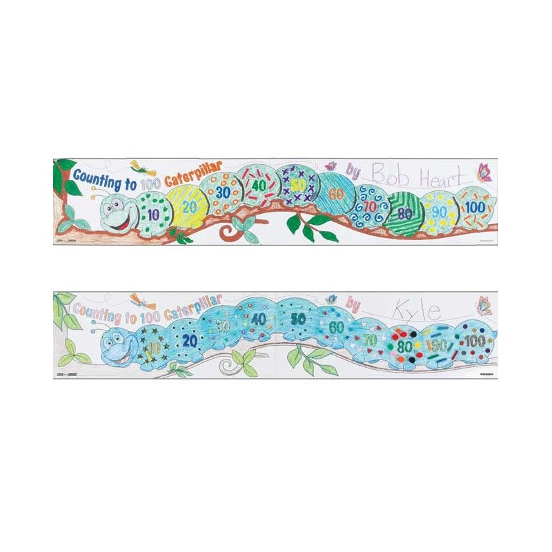 Really Good Stuff 100th Day of School Decorate Posters- Count