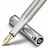 BEILUNER Luxury Fountain Pen Set, Solid 24K Gilded Medium Nib,