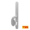 TSS UPVC Door Handles Set - Lever Moveable Pad -